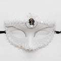 Disco Ball Glitter Mirror Face Mask for Festivals & Parties, Reflective Costume Mask