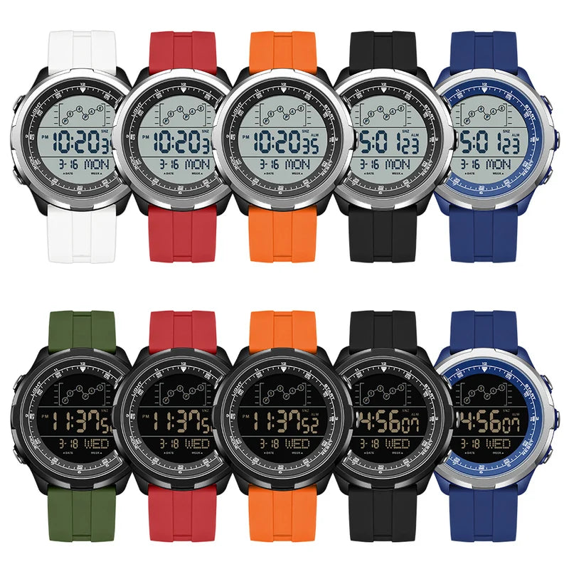Men's Digital Sports Watch Waterproof Military Alarm Stopwatch Quartz Wristwatch