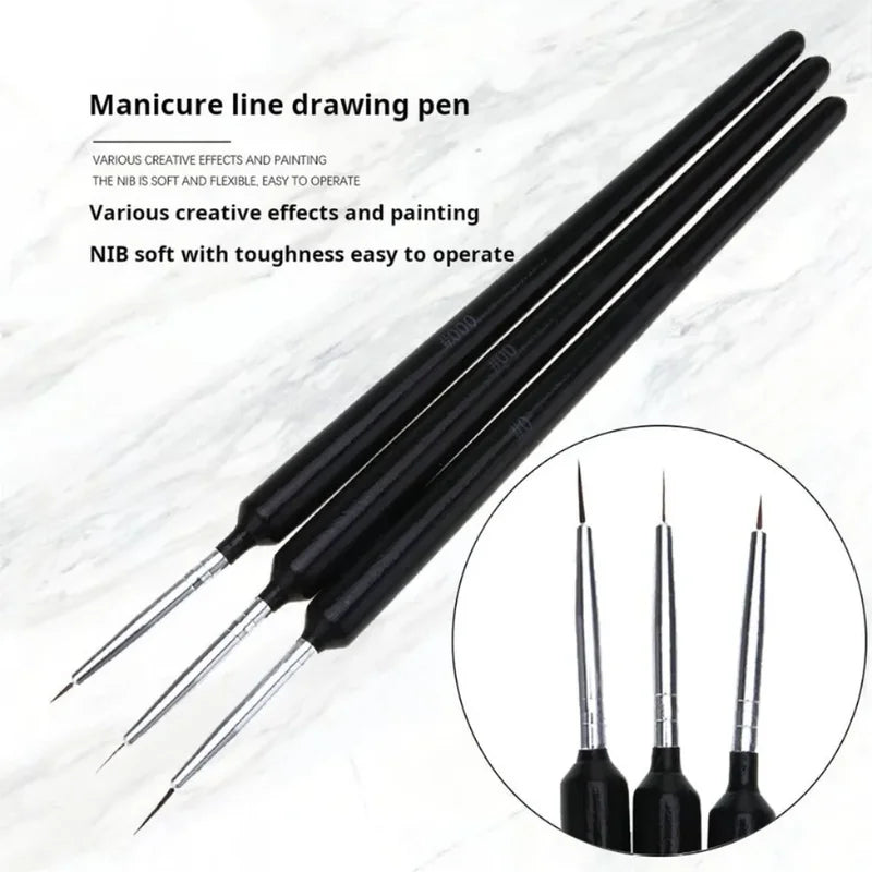 Miniature Art Paint Brush Set - Watercolor, Gouache & Oil Painting Brushes