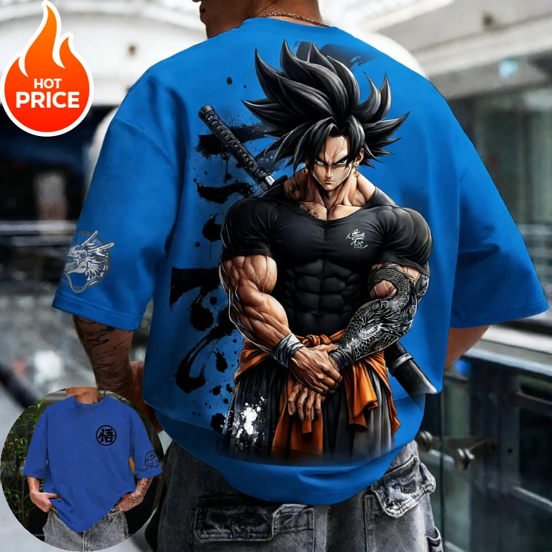Goku Dragon Ball Super Saiyan Summer Cotton T-Shirt for Men & Women - Casual Streetwear
