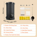 Large Capacity Wax Melter for Candle Making 6.5L & 10L Electric Melting Pot