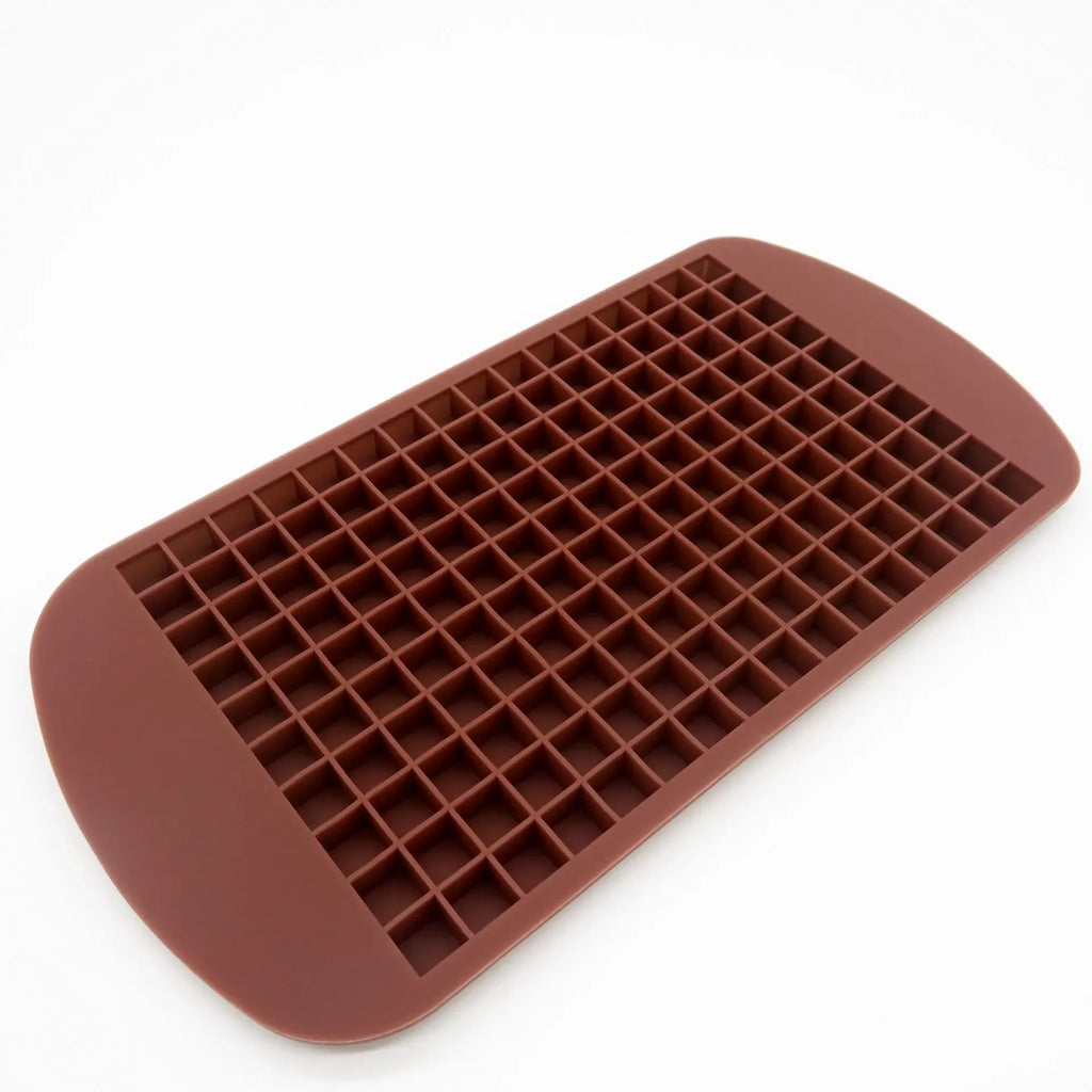 Mini Silicone Ice Cube Tray 160-Grid Foldable Ice Mold for Freezer - Food Grade