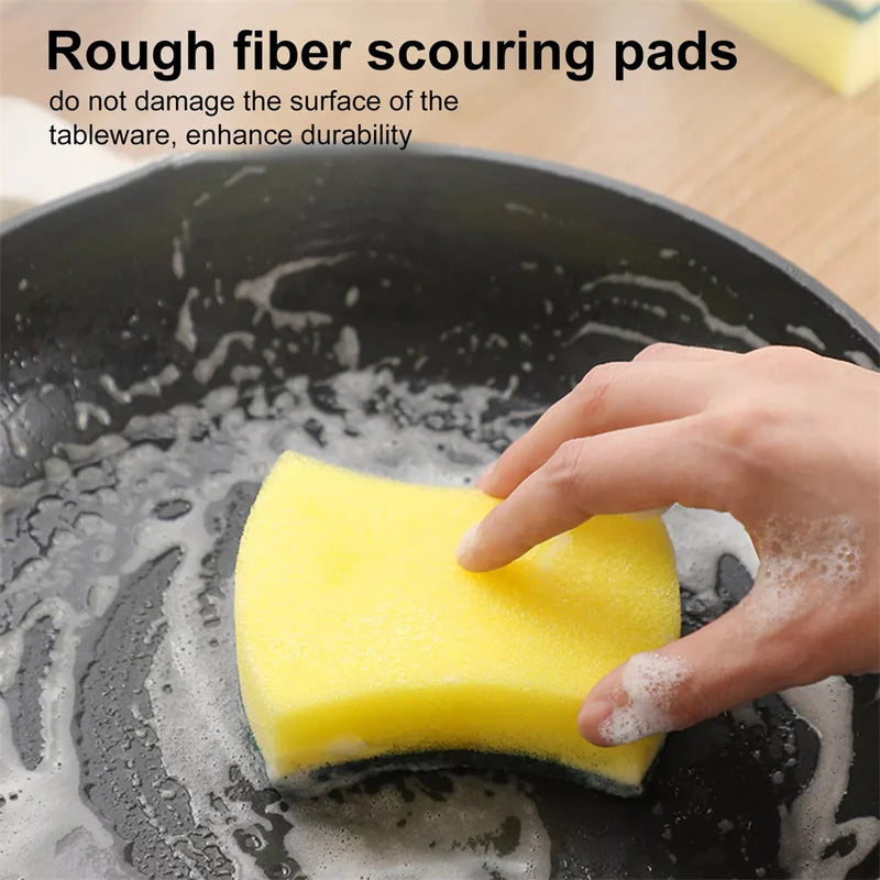 30PCS Kitchen Dish Scrubber Sponges with Nano Emery Rust & Stain Remover Set