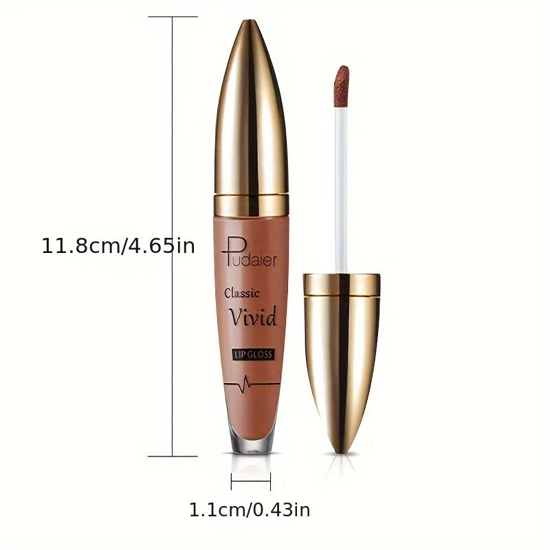 High Pigmented Matte Lip Glaze - Long-Lasting Smudge Proof Liquid Lipstick for Makeup