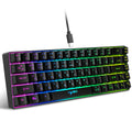68-Key Wired Gaming Keyboard with RGB Backlight for Windows Laptops & PCs