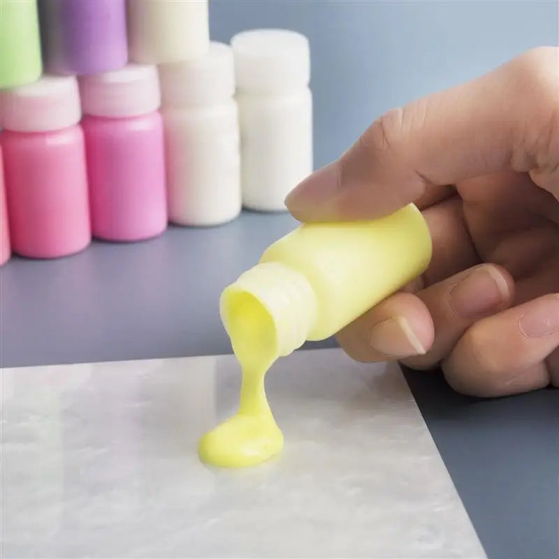 Fluorescent Pigment Glow in Dark Paint for Crafts and DIY Projects - 15g Bottles
