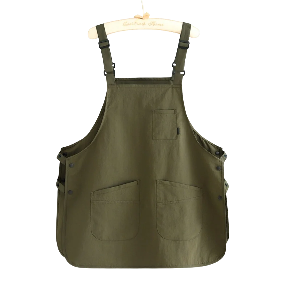 Japanese Style Waterproof Stain-Resistant Catering Workwear Apron for Cafe & Household