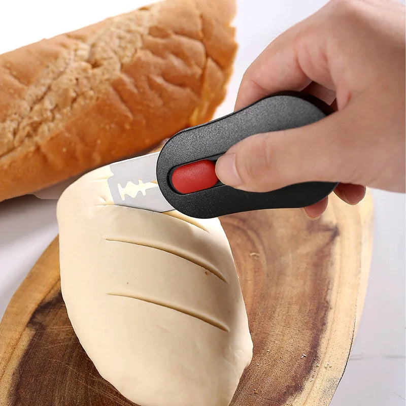Stainless Steel Bread Cutter Knife for Baking and Slicing - Creative Kitchen Tool