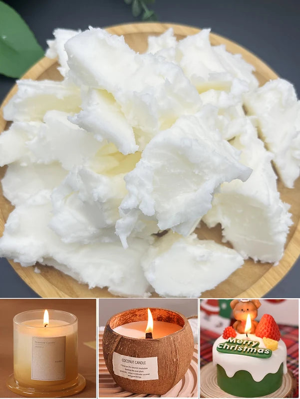 Natural Coconut Wax for Candle Making - Wholesale Raw Material, DIY Aromatherapy Candles