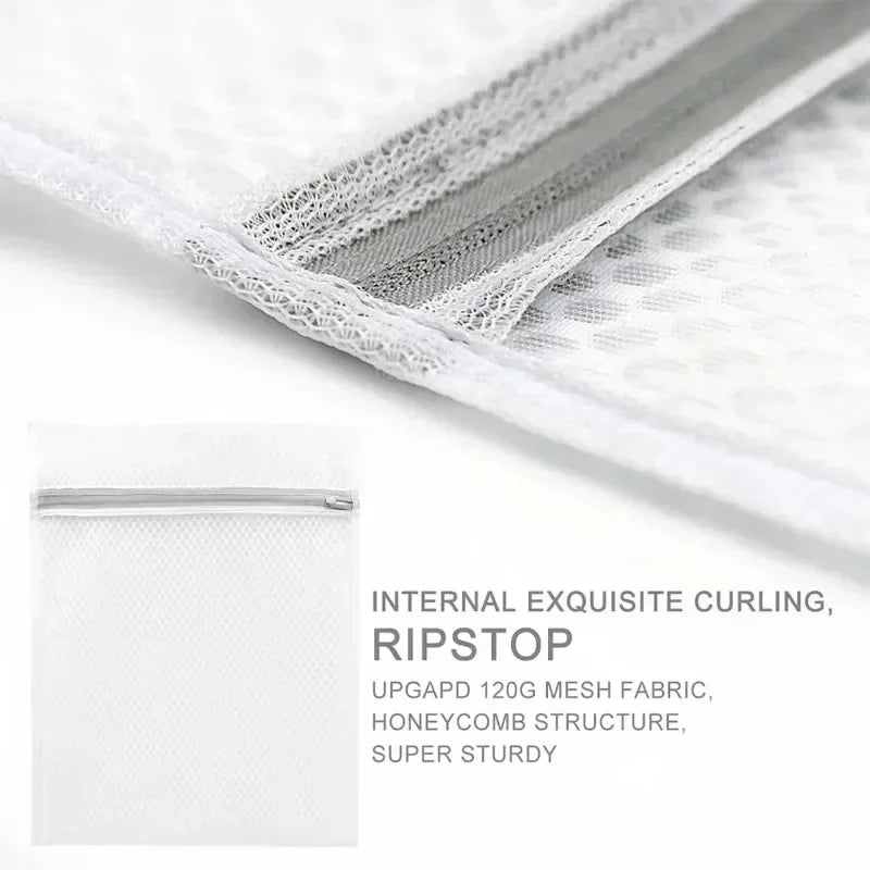 5Pcs Mesh Laundry Bags Set Durable Reusable Washing Machine Organizer Bags