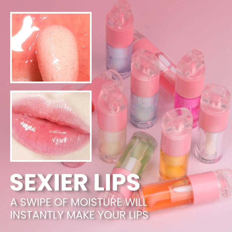 Hydrating Lip Oil with Custom Logo - Vegan, Long Lasting Moisturizer, Easy Application