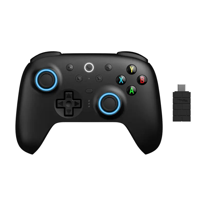 Wireless Game Controller with Charging Dock for PC, Mac, Steam - Bluetooth USB 2.4G
