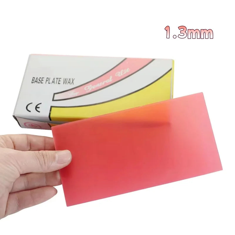 Red Wax Sheets for Jewelry Casting and Dental Modeling 1.3mm Thickness