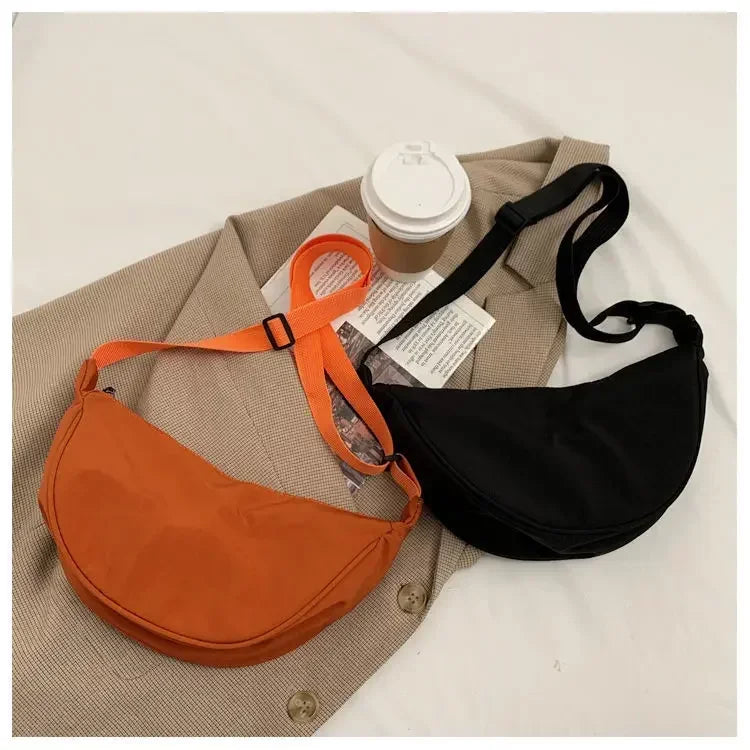 Large Capacity Solid Color Chest Bag for Women Travel Crossbody Fanny Pack