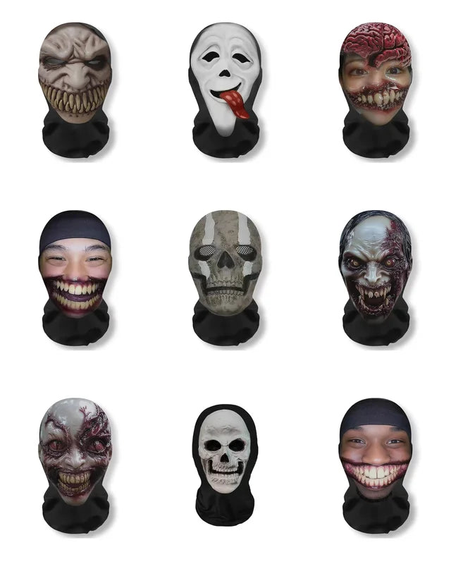 Halloween Cosplay Headgear Wig Mask Party Prop Costume Accessory