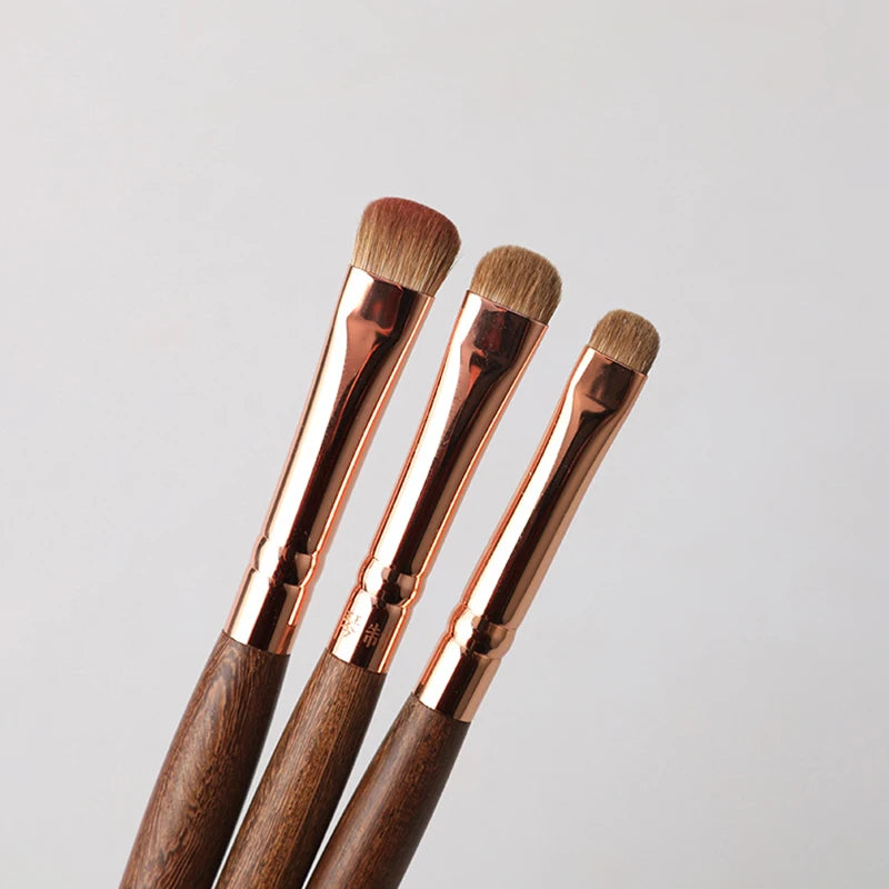 Professional Makeup Brush Smoky Eye Shadow Blending Brush with Rosewood Handle