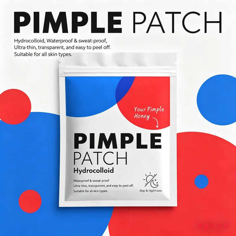 7-Color Star Acne Patch Set - Multi-Size Hydrocolloid Skin Covers for Acne Treatment