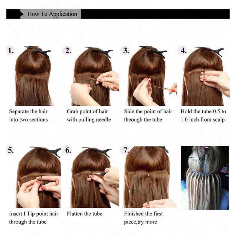 Rainbow Colorful Feather Extensions Long Straight Hairpieces for Girls - Ombre Style