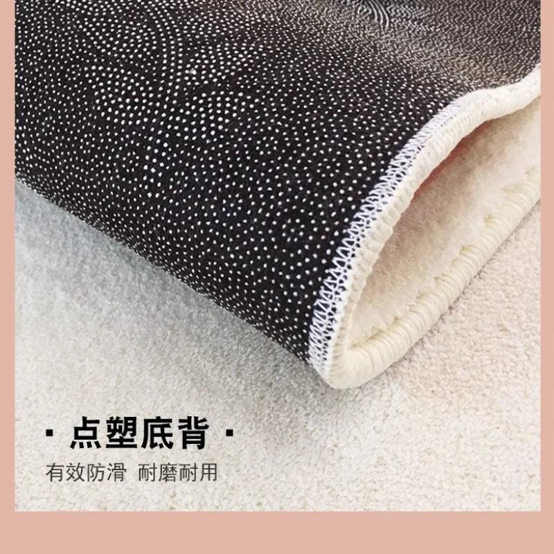 Cute Furry Door Mat for Living Room Bedroom Children's Room Non-Slip Entrance Rug