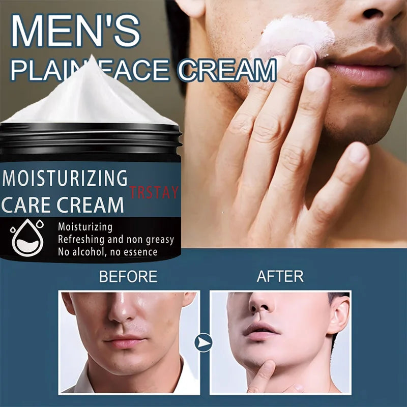 Men's Oil Control Face Cream with Anti-Wrinkle & Brightening Benefits