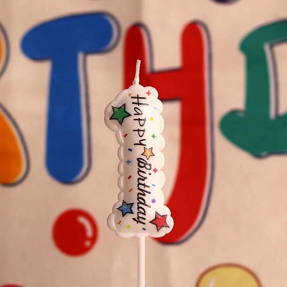Birthday Balloon Digital Candle Plugin for Cake Decoration - Party Supplies