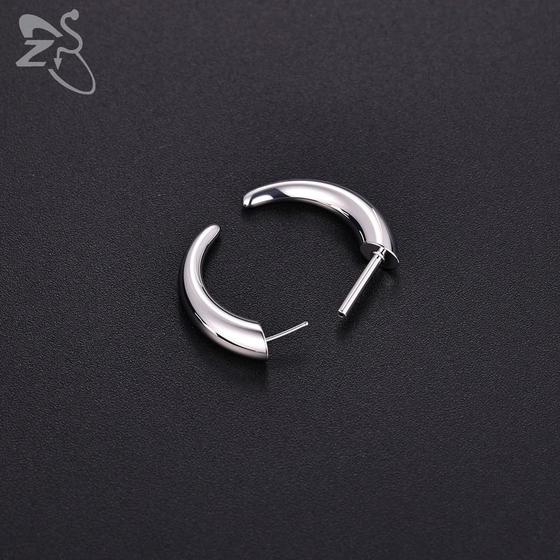 Stainless Steel Nose Piercing Plug with Septum Ring Expander 8mm - Gold