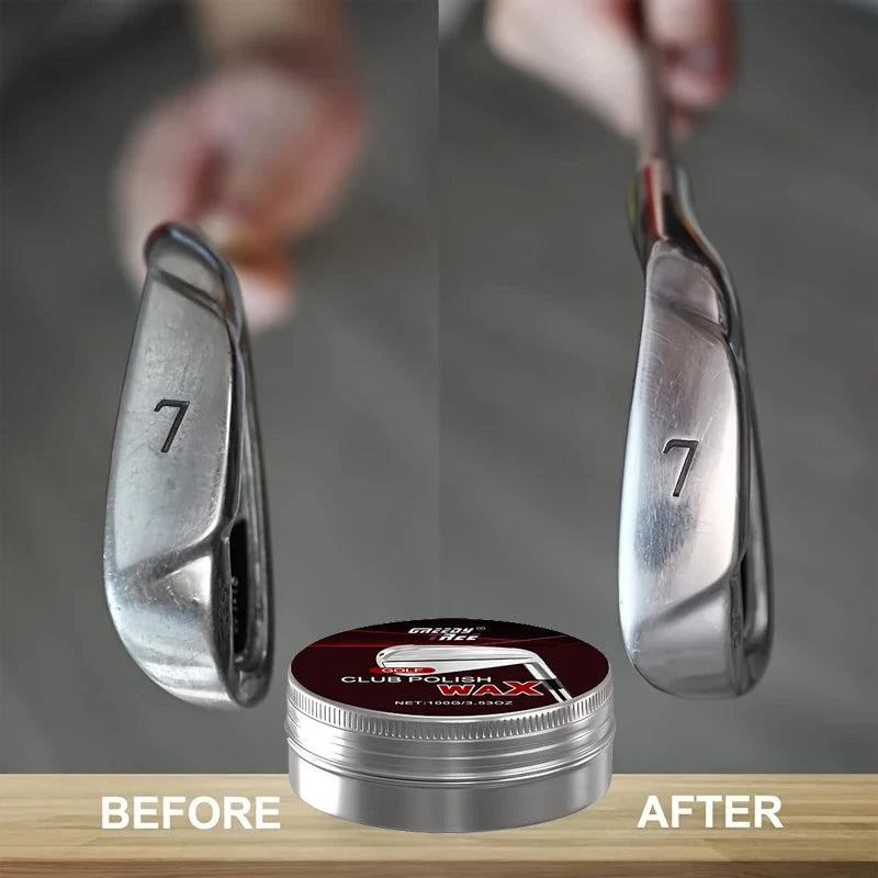 Golf Club Polishing Wax - Scratch Removal & Mirror Shine Restorer