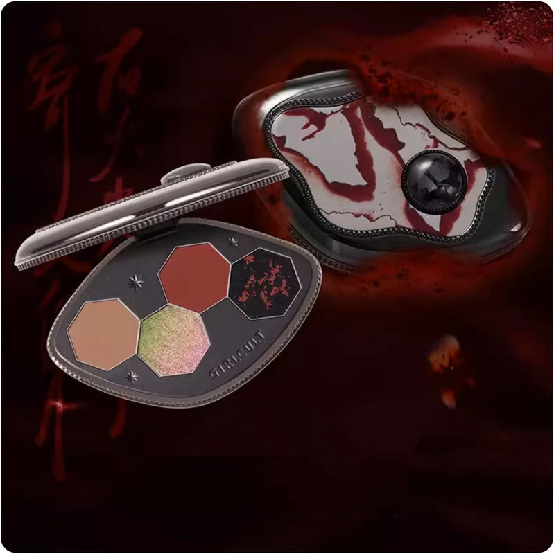 Girlcult Illusion Eyeshadow Palette - Matte Pearl Shimmer Chameleon Colors