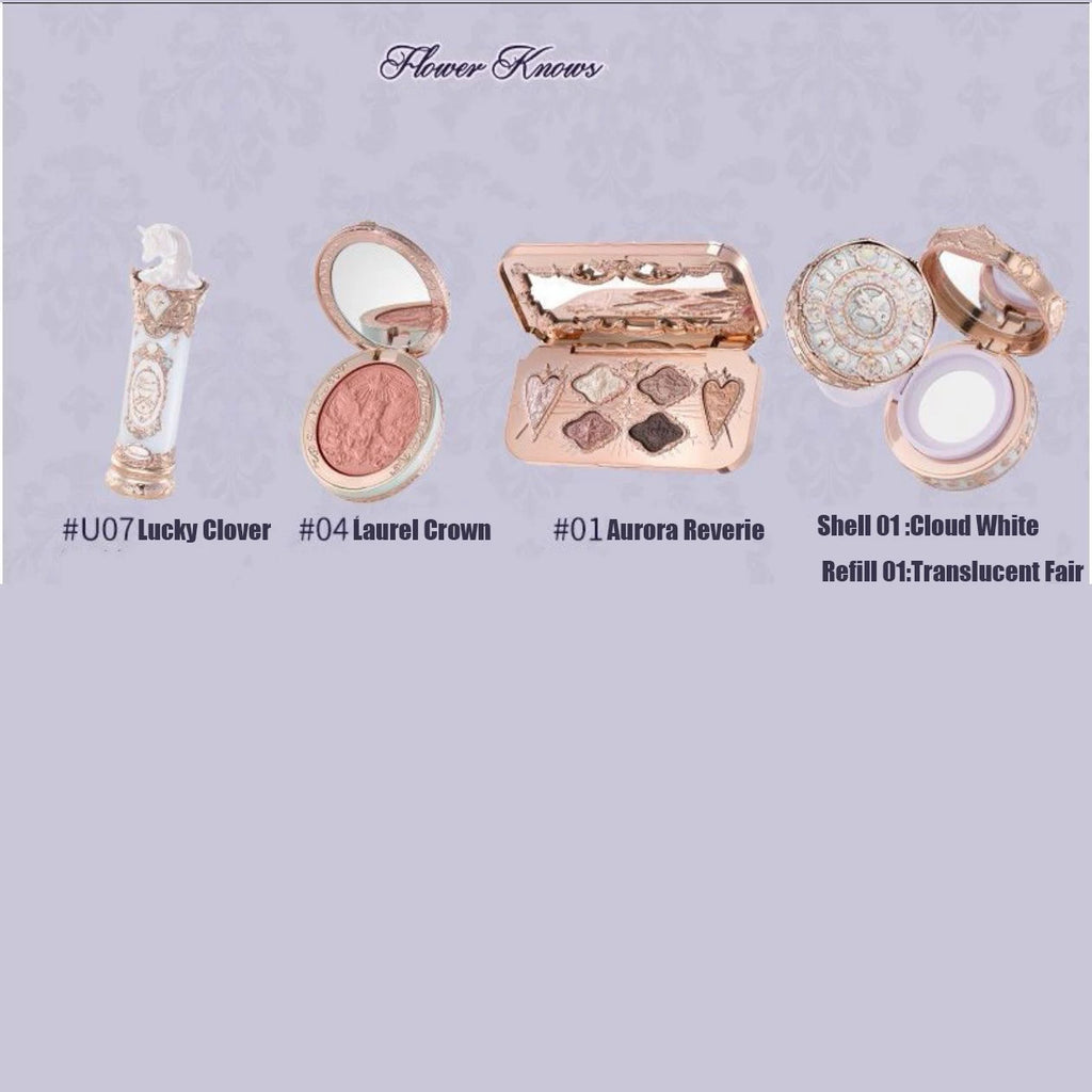 Vegan Makeup Set with Eyeshadow Blush Lipstick & Perfume Kit - Multiple Colors