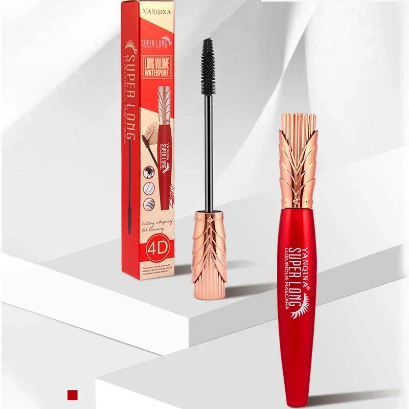 Waterproof Lengthening Mascara with Curling & Thickening Effect - Long Lasting Eyelash Extension Makeup