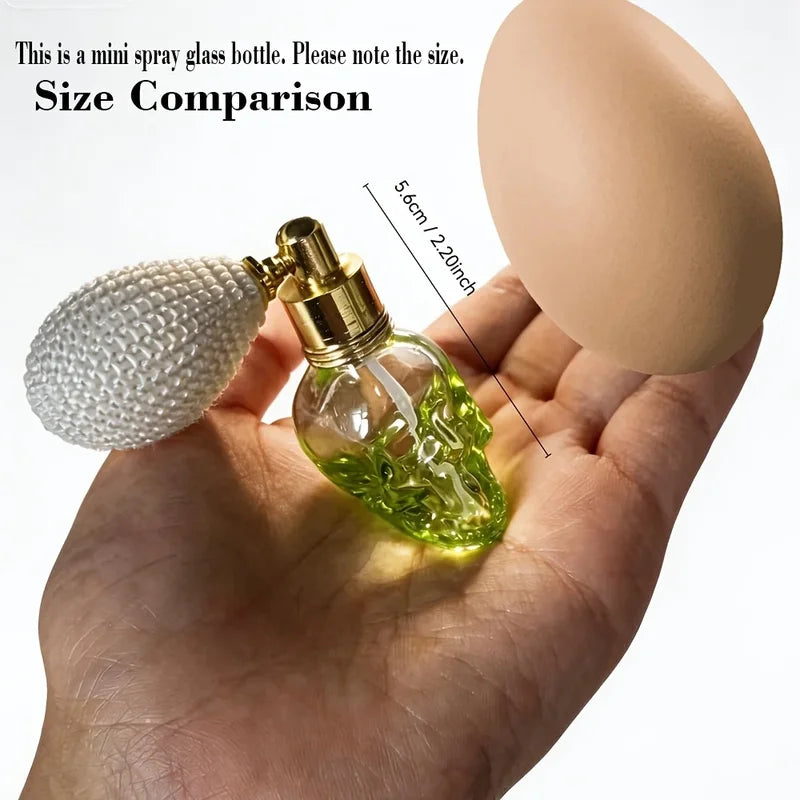Refillable Cosmetic Spray Bottle with Colorful Design - Travel & Makeup Accessory