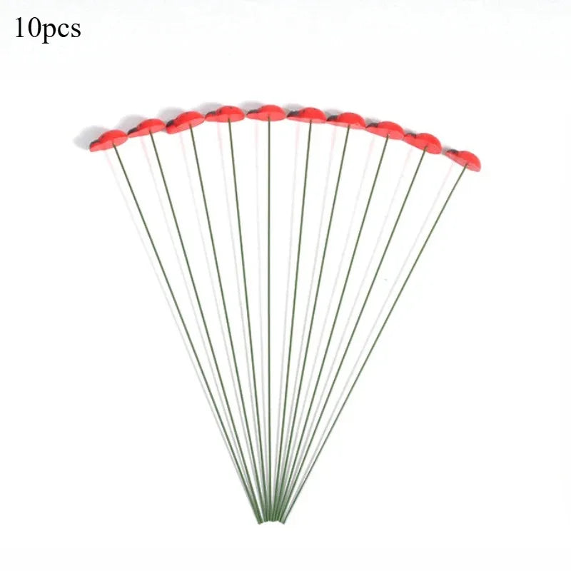 10pcs Wooden Ladybug Garden Stakes Outdoor Yard Decor Spring Festival Decoration