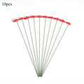 10pcs Wooden Ladybug Garden Stakes Outdoor Yard Decor Spring Festival Decoration