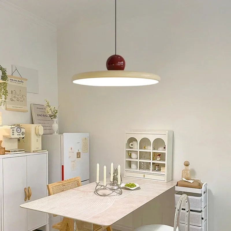 Nordic Style Flying Saucer Pendant Light for Living Room & Bedroom - 20/30cm