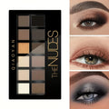 12-Color Eyeshadow Palette with Shimmer & Matte Finishes for Makeup Artists