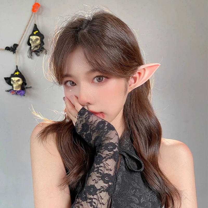 Elf Ears Costume Props for Halloween Cosplay Masquerade Party – Multiple Colors