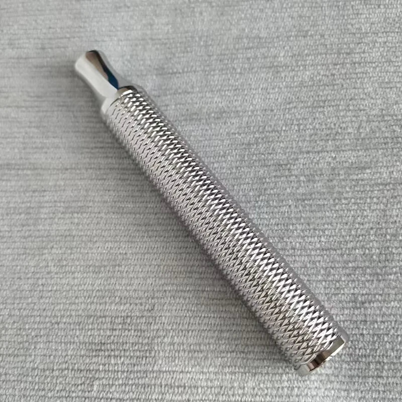 Stainless Steel Safety Razor Handle - Heavy Duty & Rust Resistant