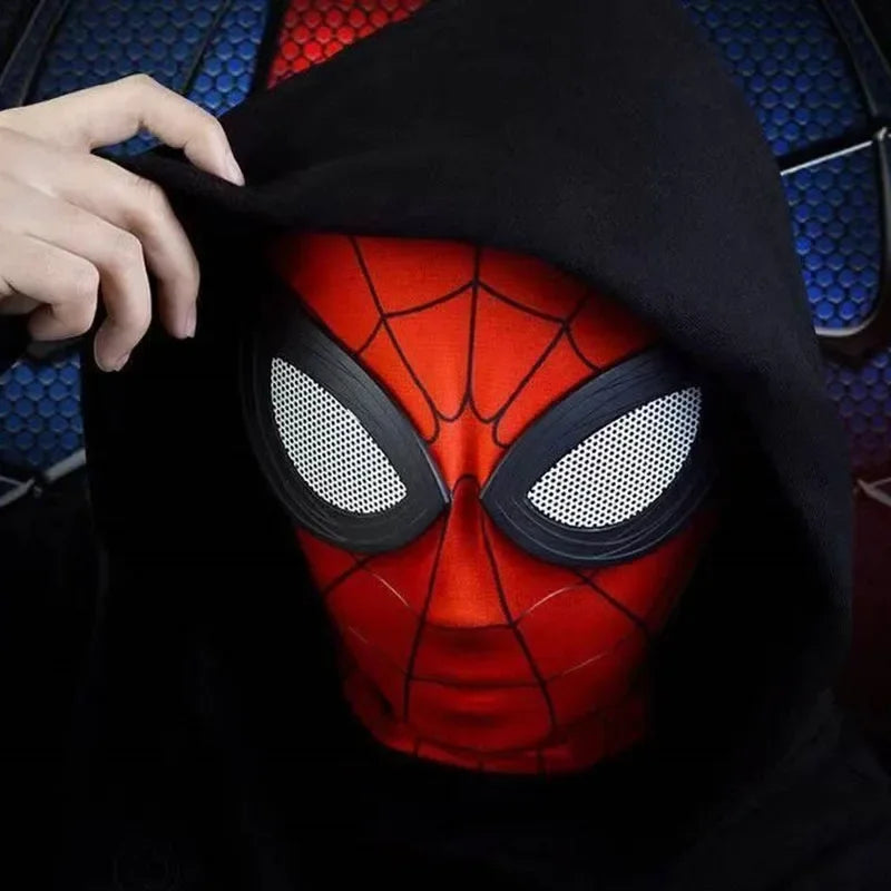 Superhero Mask Costume for Kids & Adults - Spider Lens Roleplay Mask for Halloween & Parties