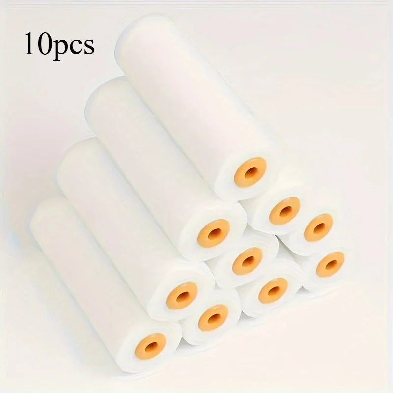 10pcs Embossed Sponge Paint Rollers for Water & Oil-Based Latex Paints