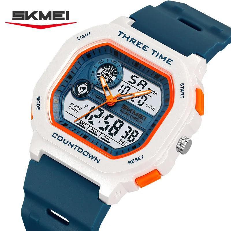 Men's Waterproof Digital Watch - Multifunctional Sports Military Style