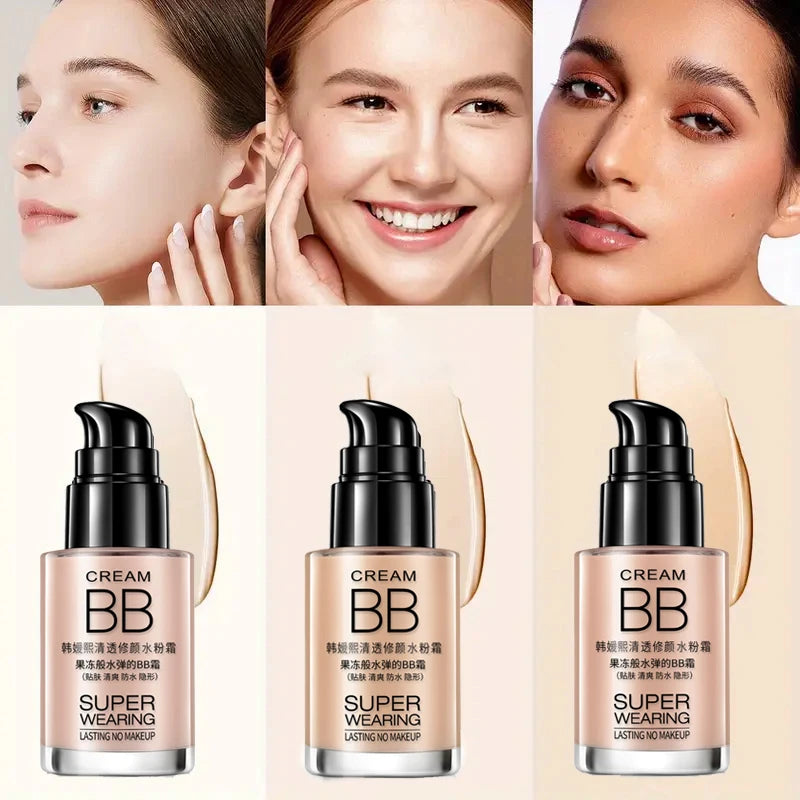 Moisturizing Waterproof Foundation Cream for Natural Look - Lasting Concealer