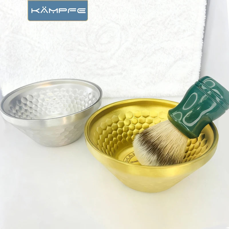 Stainless Steel Shaving Bowl Dual-Use Grooming and Travel Face Shaving Bowl