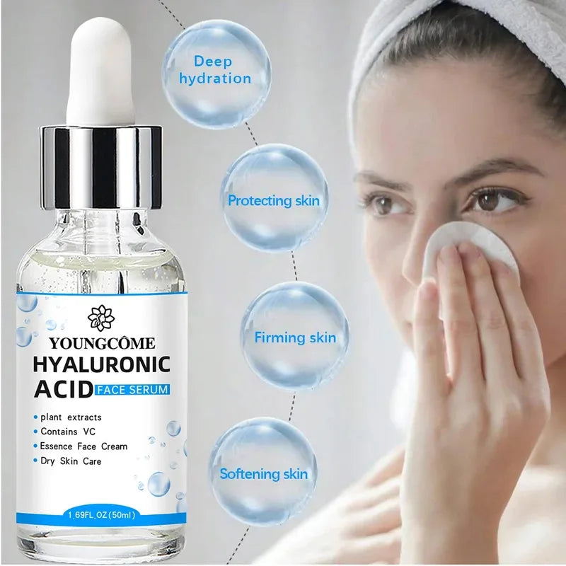 Hyaluronic Acid Facial Serum for Hydrating Brightening & Skin Smoothness