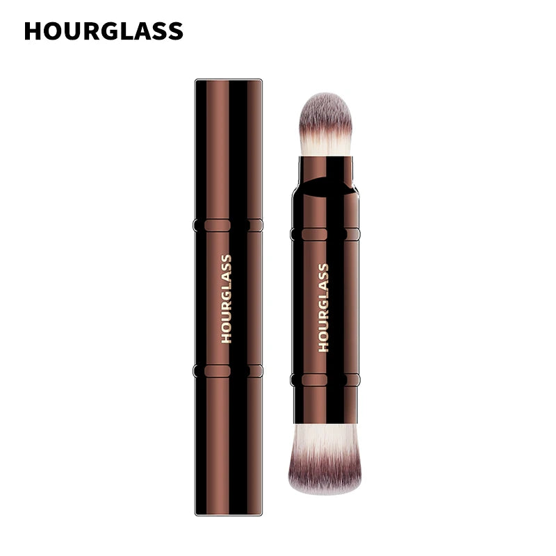 Retractable Double-Ended Makeup Brush No.15 Face Powder & Foundation Brush
