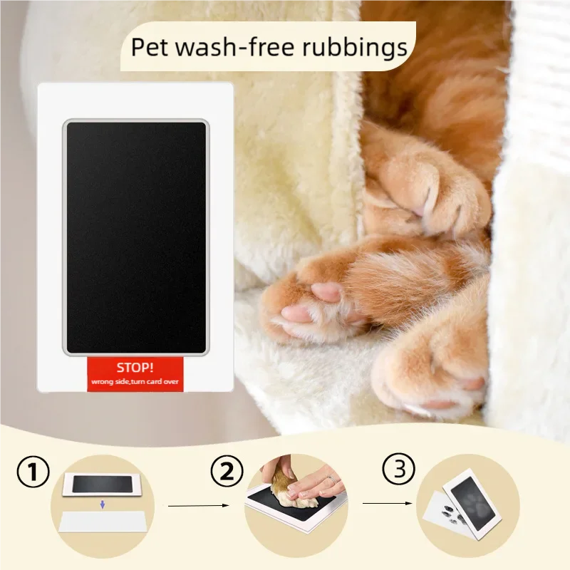 Pet Paw Print Ink Set - Non-Toxic, Wash-Free DIY Memory Keepsake