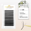 3D W-Shaped False Eyelash Extensions Premade Fans C/D Curl Natural Look