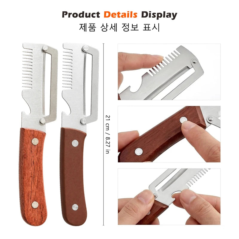Multifunction Vegetable Peeler with Stainless Steel Blade & Ergonomic Handle - Kitchen Tool for Fruits & Vegetables