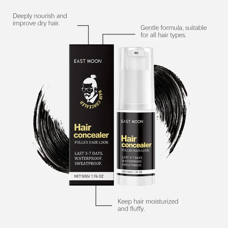 Men Waterproof Hair Concealer for Hairline & Root Cover Up - 50g