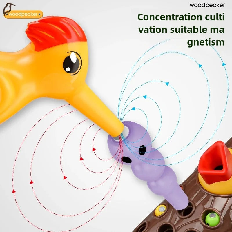 Magnetic Bug Catching Toy for Kids - Montessori Educational Fine Motor Skills Game