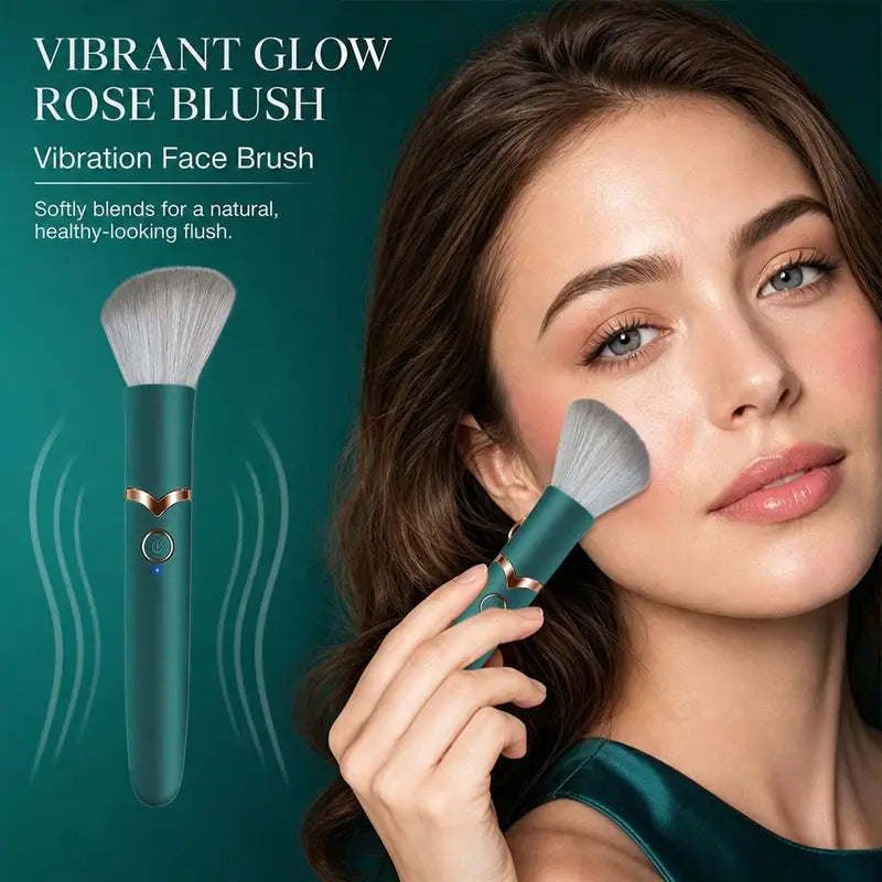 Electric Makeup Brush 2-in-1 Foundation Vibration Tool Portable Rechargeable